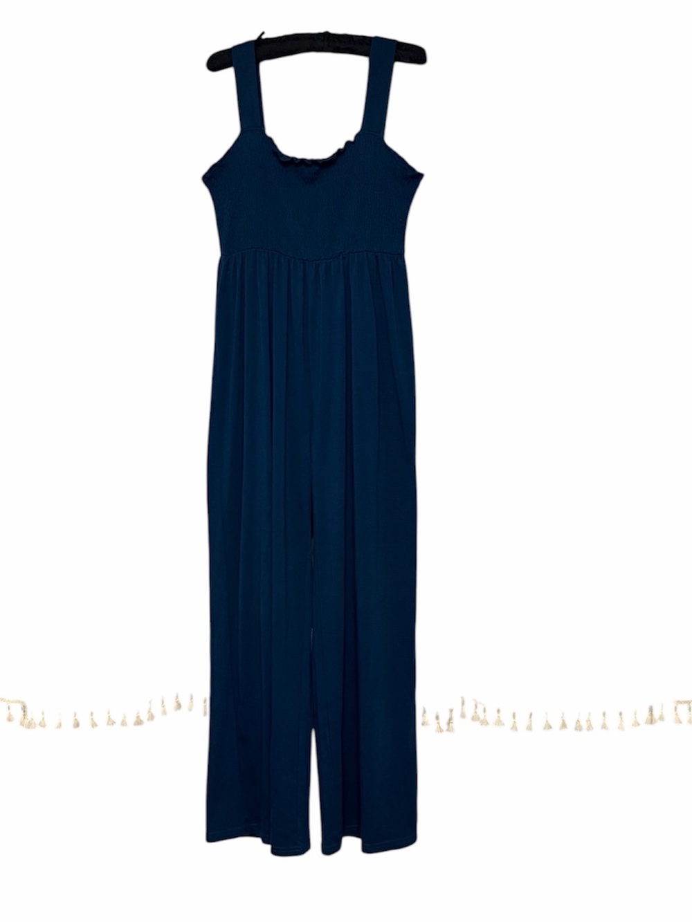 Women’s Teal Wide-Leg Sleeveless Jumpsuit